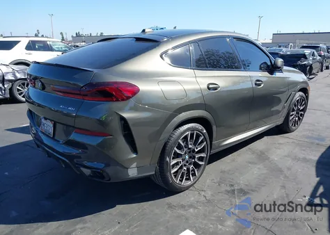 2025 BMW X6 xDrive40I из США, поврежденный, VIN 5UX33EX05S9V60343